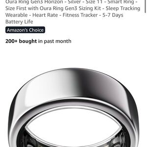 Oura Silver Smart Ring